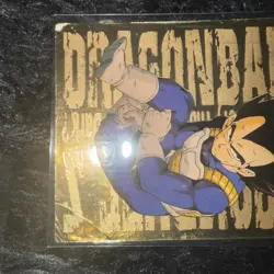 1999 FUNimation Dragon Ball Z G-7 vegeta Gold Foil Chase Trading Card JPP/AMADA - Image 4