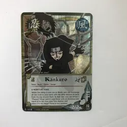 Kankuro [I Won't Let You!] Rare 1st Edition Foil Ninja card N-738 Naruto ccg tcg - Image 1