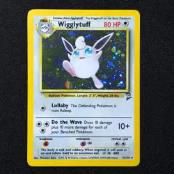1999-2000 Wigglytuff Holo (Base Set 2, Two) 19/130 Vintage Pokemon Card - Image 1