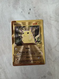Pokemon Celebrations Gold Metal Charizard & Pikachu Cards 25th Anniversary Base - Image 3