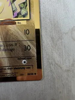 Pokemon Celebrations Gold Metal Charizard & Pikachu Cards 25th Anniversary Base - Image 5