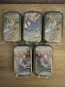 Pokemon Cards - Shining Fates Mini Tin Collection (All 5 Tins) New And Sealed 820650808678 - Image 1