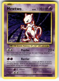 Mewtwo 51/108 XY - Evolutions LP Pokemon Card TCG NON HOLO - Image 1