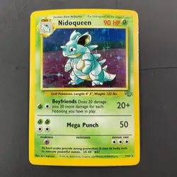 Nidoqueen 7/64 Jungle Unlimited Holo Rare Pokemon Card MP - Image 1
