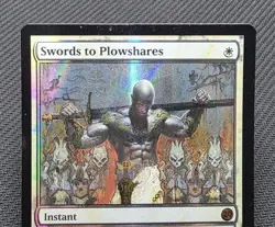 MTG FOIL Swords to Plowshares- Signed -From the Vault: Twenty Magic Card # 002 - Image 3