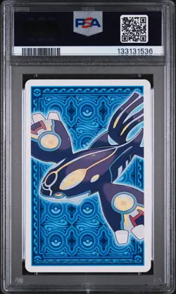 2015 POKEMON ALPHA SAPPHIRE PLAYING CARDS ACE OF CLUBS TREECKO PSA 10 - Image 2