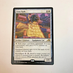 Magic the Gathering MTG Kamigawa: Neon Dynasty: LION SASH Card NM - Image 1