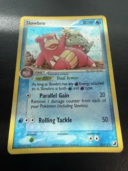 Slowbro 13/115 Unseen Forces Holo Pokemon Card LP - Image 1