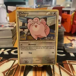 Clefairy 60/123 LP Non Holo Caledon City Art Heart Gold Soul Silver Pokemon Card - Image 1