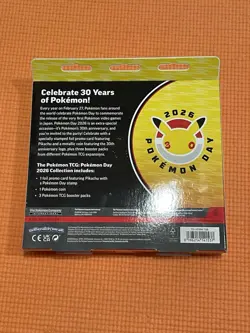 Pokemon Day 2026 Collection Sealed Box Pikachu Promo Card 3 Booster Packs - Image 2
