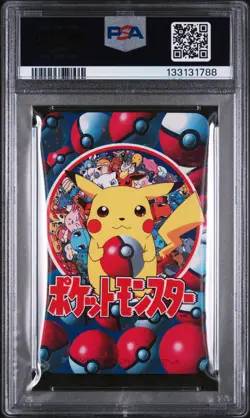 1998 POKEMON TELEVI-KUN MAGAZINE PLAYING CARDS 2 OF HEARTS PINSIR/SCYTHER PSA 9 - Image 2