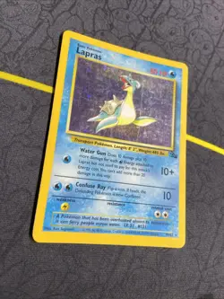 Pokemon TCG Lapras Fossil Holo Unlimited Rare Card 10/62 MP - Image 3