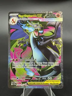 Mega Charizard X ex - 109/094 - Phantasmal Flames - Full Art- NM - Pokemon TCG - Image 1