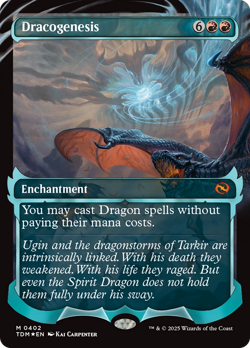 Dracogenesis (0402) (Showcase) [Tarkir: Dragonstorm] Magic MTG - Image 1