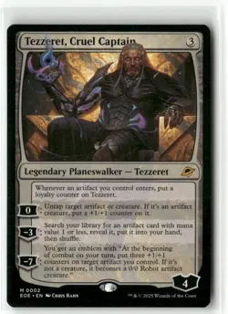 Tezzeret, Cruel Captain - Edge of Eternities MTG NM - Image 1