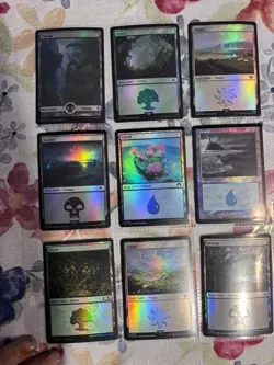 MTG - Lot Of 140+Lands Full-Art Foil, Reg Foil, Various Sets See Description 🔥 - Image 5