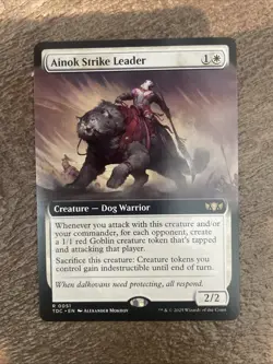 Ainok Strike Leader Extended Art Commander Tarkir: Dragonstorm NM Free Shipping - Image 1