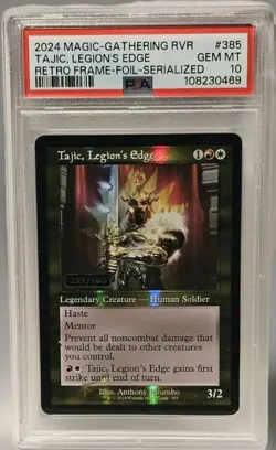 MTG Tajic, Legion's Edge Serialized 255/500 Ravnica Remastered Retro *PSA GEM 10 - Image 1