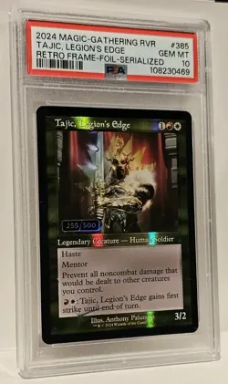 MTG Tajic, Legion's Edge Serialized 255/500 Ravnica Remastered Retro *PSA GEM 10 - Image 4