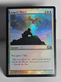 MTG ANGEL’S MERCY FOIL M13 - RARE SHINE! - MINTY FRESH LIFE GAIN - #3/249 - Image 1