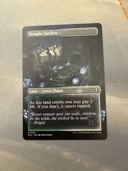 Temple Garden MINT Borderless 351 Lorwyn Eclipsed ECL MTG Regular Rare Unplayed - Image 2