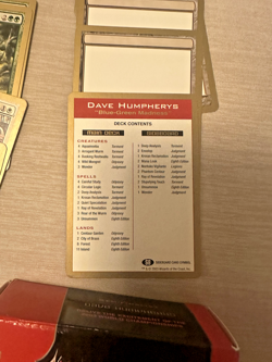 David Humphrey's 2003 World Championship Deck, Complete [ MTG ] - Image 3