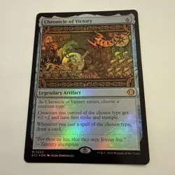 Chronicle of Victory FOIL 253 Lorwyn Eclipsed ECL MTG Mythic Unplayed Mint M/NM - Image 2