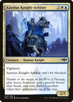 MTG Azorius Knight-Arbiter - Ravnica Allegiance (RNA) NM #154 - Image 1