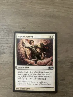MTG Magic the Gathering M14 Angelic Accord LP 2014 - Image 1
