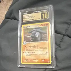 Pokemon Donphan 30/107 EX Deoxys CGC Pristine 10 English 2005 - Image 1