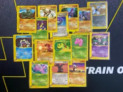 15 Card Pokemon e Reader / e Series Lot. Skyridge/Aquapolis/Expedition LP - Image 1