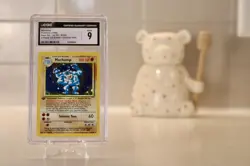 1999 POKEMON 1ST Edition COSMOS FOIL MACHAMP-HOLO CGC 9 - Image 3
