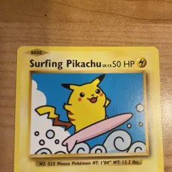 Pokemon TCG Surfing Pikachu XY Evolutions Card 111/108 Secret Rare - LP - Image 3