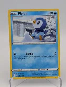 38x PIPLUP Pokemon Card 035/172 Sword & Shield Brilliant Stars Non-Holo Lot - Image 2