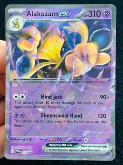 Alakazam ex 050 Black star Promo 151 - LP - NM - Pokemon TCG Card - Image 1