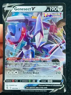 Genesect V 185/264 - LP - NM - Pokemon TCG Card - Image 1