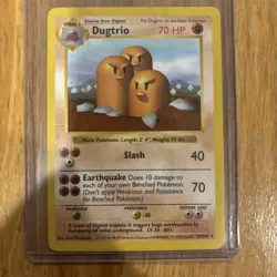 Dugtrio (19/102) - Base Set Unlimited - Pokemon TCG - NM - Image 1