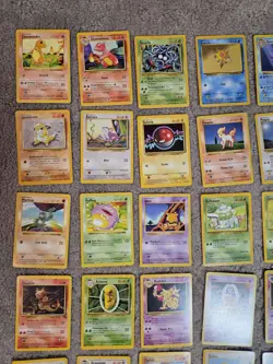 1999 Pokemon Base Set Lot - 68 Different Cards - Great Condition Not Played! - Image 2