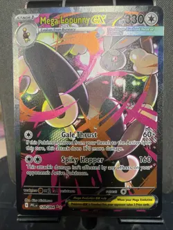 Pokemon TCG Mega Lopunny EX SIR 128/94 - Phantasmal Flames Pack Fresh - Image 2