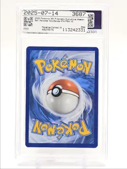 EEVEE 2025 POKEMON PRISM MASTER BALL REVERSE HOLO 074/131 PSA 10 Q0004 - Image 2