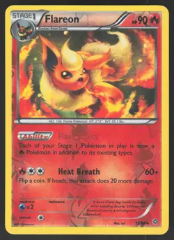 Flareon 13/98 Reverse Holo Pokemon TCG XY - Ancient Origins LP - Image 1