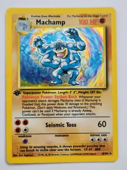 Pokemon Machamp Card 008/102 Deck Exclusives Holo - Image 1