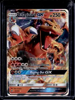 2017 Pokemon Sun & Moon Burning Shadows Charizard GX #20/147 - Image 1