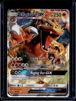 2017 Pokemon Sun & Moon Burning Shadows Charizard GX #20/147 - Image 1