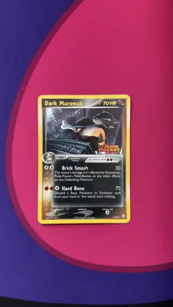 Dark Marowak Reverse Holo 7/109 Ex Team Rocket Returns Pokemon Card Stamped - Image 1