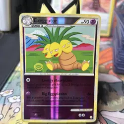 Pokemon TCG Exeggutor 18/123 HeartGold & SoulSilver Reverse Holo Rare Card - Image 1