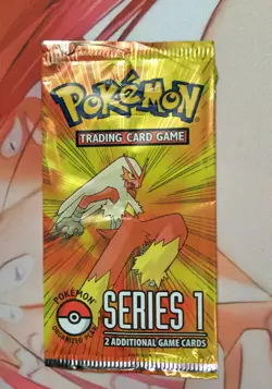 EMPTY - Pokemon - Pop Series 1 - Blaziken Pack Wrapper - Image 1