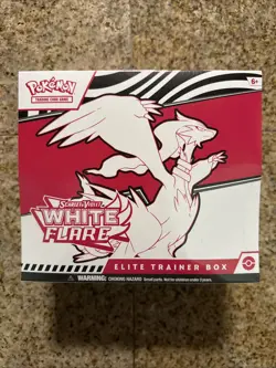 Pokemon White Flare ETB Regular Elite Trainer Box TCG Sealed - Image 1