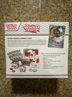 Pokemon White Flare ETB Regular Elite Trainer Box TCG Sealed - Image 3