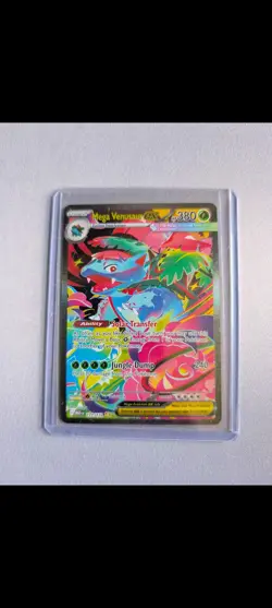 POKEMON TCG - MEGA VENUSAUR EX 177/132 MEGA EVOLUTION SPECIAL ILLUSTRATION RARE - Image 1